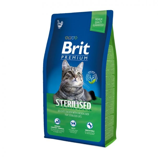 Brit Premium Cat Sterilized - Kattfoder / Torrfoder