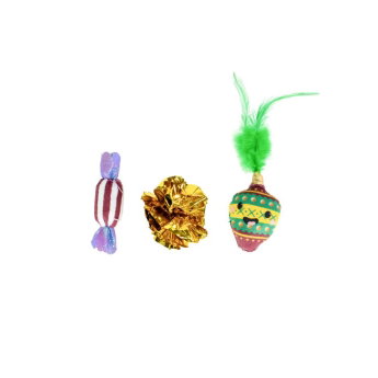 Little&Bigger Seasons Classics joululelut kulta 3-pack