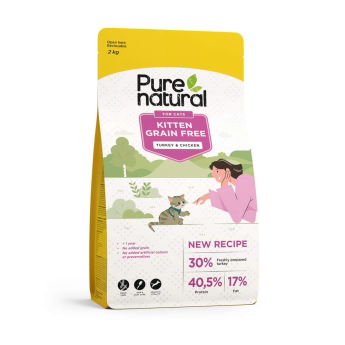 Purenatural Kitten Grain Free Turkey & Chicken (2 kg)