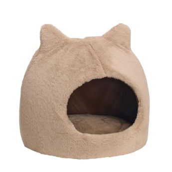 Little&Bigger Cosy-Xmas cat head luolapeti ruskea