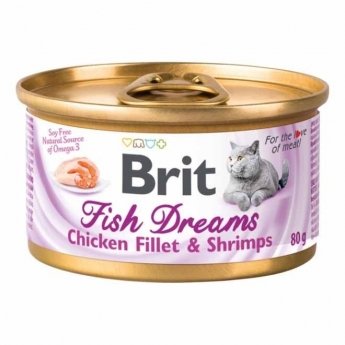 Brit Fish Dreams kana & katkarapu 80 g