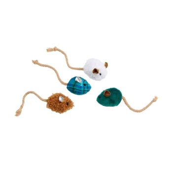 Little&Bigger Seasons Classics minihiiret 4-pack vihreä kissan lelu