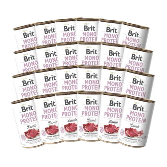 Brit Mono Protein Lammas säästöpakkaus 24x400 g