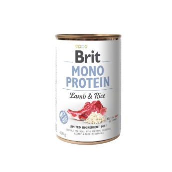 Brit Mono Protein Lammas & Riisi 400 g