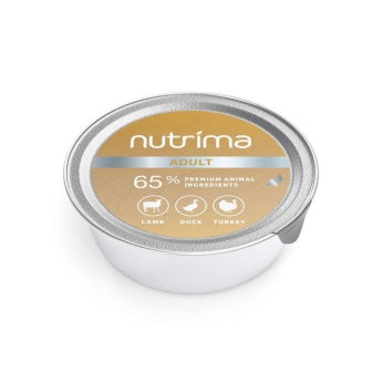 Nutrima Dog Adult tray lammas, ankka ja kalkkuna 125 g
