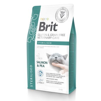Brit Veterinary Diet Cat Grain Free Sterilised Salmon & Pea (2 kg)
