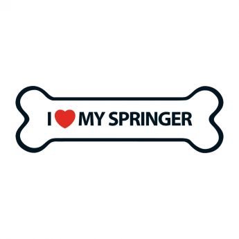 Magnet&Steel Magnet I Love My Springer