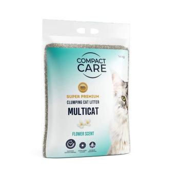 Compact Care Multicat Flower kissanhiekka 14 kg