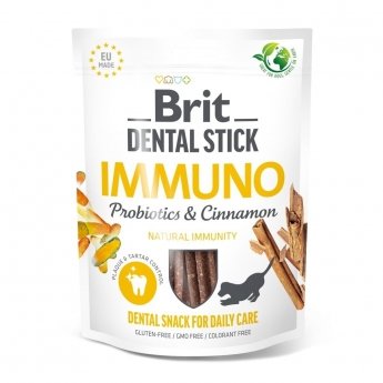 Brit Care Dental Stick Immuno Probiootit & Kaneli 7 kpl