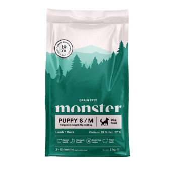 Monster Puppy Grain Free Lammas & Ankka (2 kg)