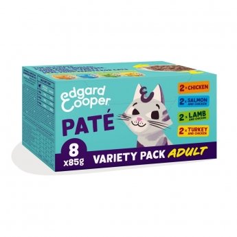 Edgard&Cooper Cat Multipack Pate 8x85 g