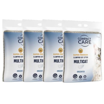 Compact Care Multicat Unscented 4 x 14kg