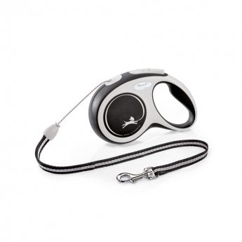 Flexi New Comfort Cord S 8 m (Musta)