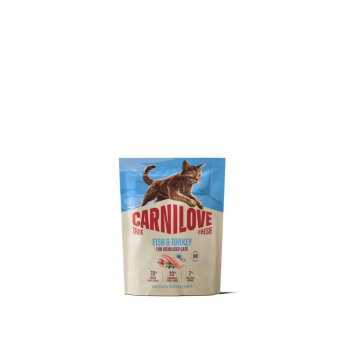 CARNILOVE TRUE FRESH cat dry fish & turkey for sterilised adult all breeds (400 g)