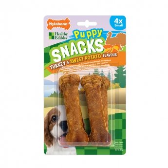 Nylabone Snacks Puppy Bataatti&Kalkkuna12 kpl (4 kpl)