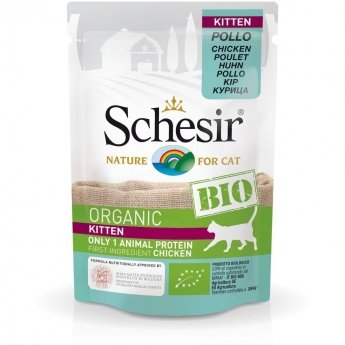 Schesir Bio Cat Kitten Chicken 85 g