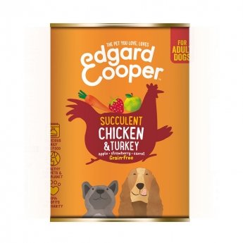 Edgard&Cooper Dog kana & kalkkuna 400 g