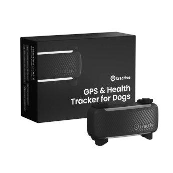 Tractive DOG 6 koira-GPS + terveysvahti &ndash; musta