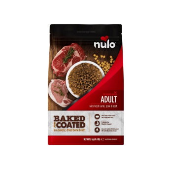 Nulo Baked & Coated Dog Adult Fresh Lamb, Pork & Beef Dry Food (2 kg)