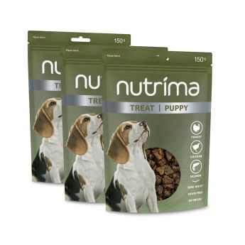 Nutrima Puppy herkku koiralle säästöpakkaus 3x150g