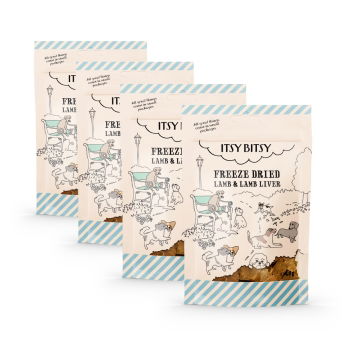 ItsyBitsy pakastekuivattu lammas ja maksa säästöpakkaus 4x40g