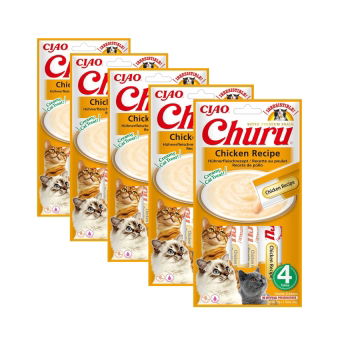 Churu Creamy Kissanherkku Pyree Kana monipakkaus 5x4kpl