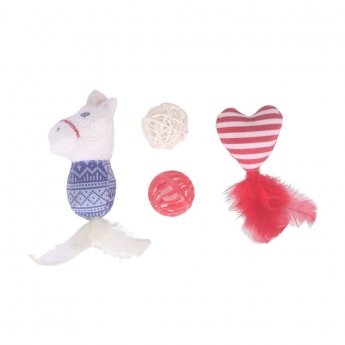 Meow&Me Nordic Traditions poni & pallot & sydän 4-pack