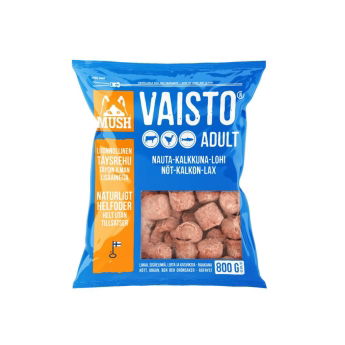 MUSH Vaisto® Sininen nauta-kalkkuna-lohi 10kg (800 g)