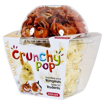 Zolux Crunchy cup carrot & popcorn 200 g