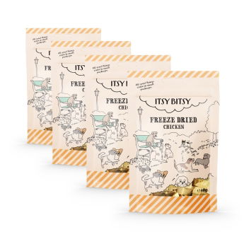 ItsyBitsy pakastekuivattu kana koiralle säästöpakkaus 4x40g