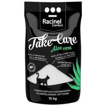 Kissanhiekka Racinel Take Care Aloe Vera, 15kg