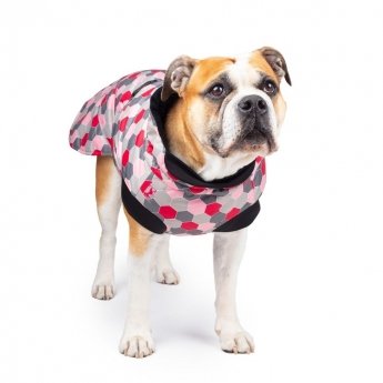 Basic Arctic talvitakki punainen/harmaa