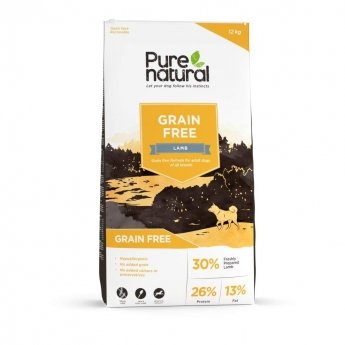Purenatural Grain Free Lamb viljaton koiranruoka (12 kg)