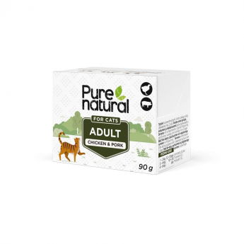 Purenatural Cat Adult kana & porsas 90 g