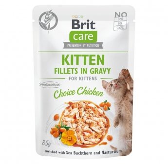Brit Care Cat Kitten kana kastikkeessa 85 g