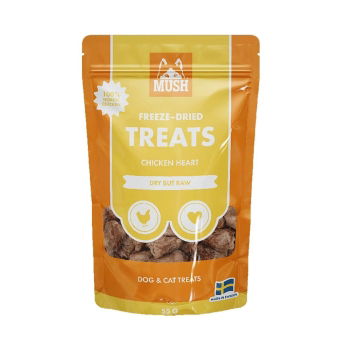 MUSH Freeze-Dried Kanansydän 50g herkku koiralle ja kissalle