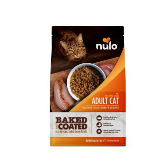 Nulo Baked & Coated Cat Adult Fresh Chicken, Turkey & Whitefish Dry Food