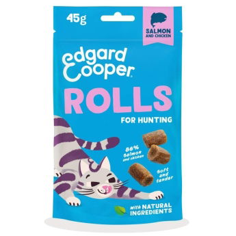 Edgard&Cooper Soft Rolls kissanherkku lohi-kana 45 g