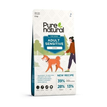 Purenatural Dog Adult Sensitive Salmon koiranruoka (12 kg)