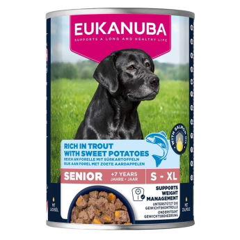 Eukanuba Dog Wet Senior Trout with Sweet Potatoes 400g