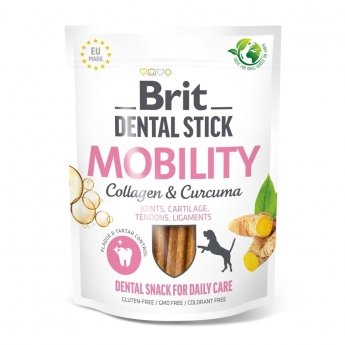 Brit Care Dental Stick Mobility Kurkuma & Kollageeni 7 kpl