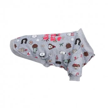 Joulupaita koiralle Little&Bigger Xmas harmaa