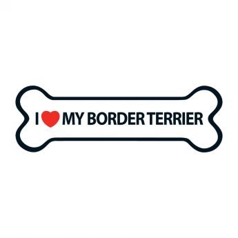 Magnet&Steel Magnet I Love My Border Terrier