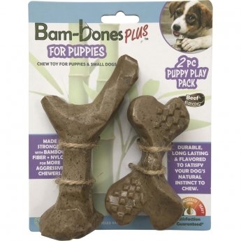 BamBones Plus Beef Puppy 2-pack