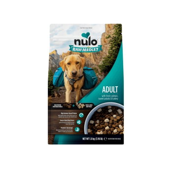 Nulo Raw Medley Dog Adult Fresh Salmon, Sweet Potato & Turkey Dry Food (1,8 kg)