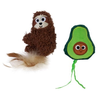 MadCat Play N’ Squeak laiskiainen&avocado 2-pack