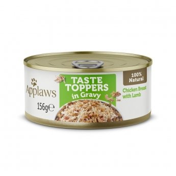 Applaws Taste Toppers Chicken breast with lamb in gravy tin
