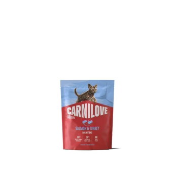 CARNILOVE ACTIVE cat dry made with salmon & turkey for kittens (400 g)