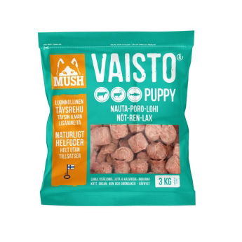 MUSH Vaisto® Puppy nauta-poro-lohi (3 kg)