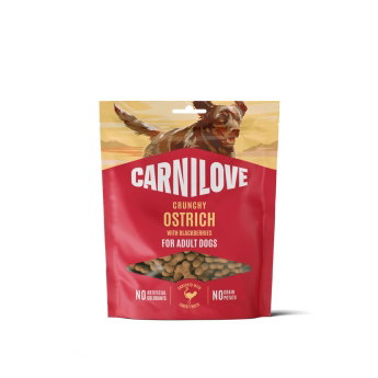 CARNILOVE Dog CRUNCHY Snack Strutsi 200 g